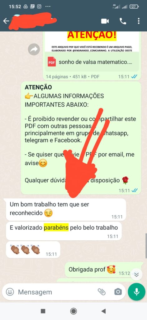 Nossos Clientes Professora Cris Ensinando Carinho