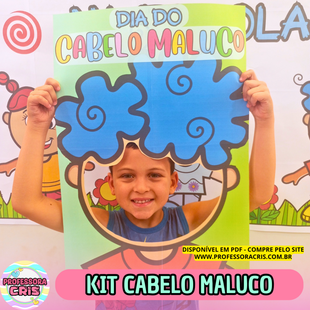 Kit Cabelo Maluco Em Pdf Professora Cris Ensinando Carinho