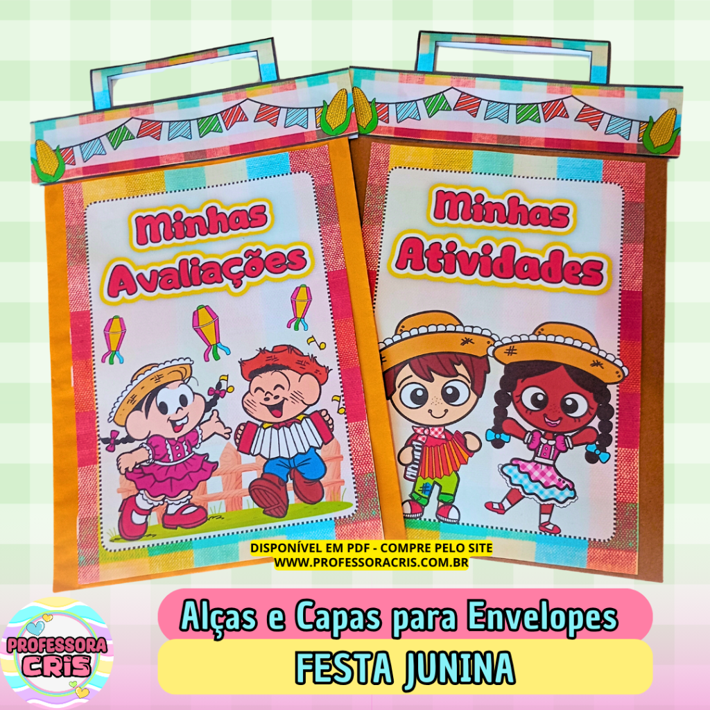Alças e Capas para Envelopes – Festa Junina – Professora Cris ...