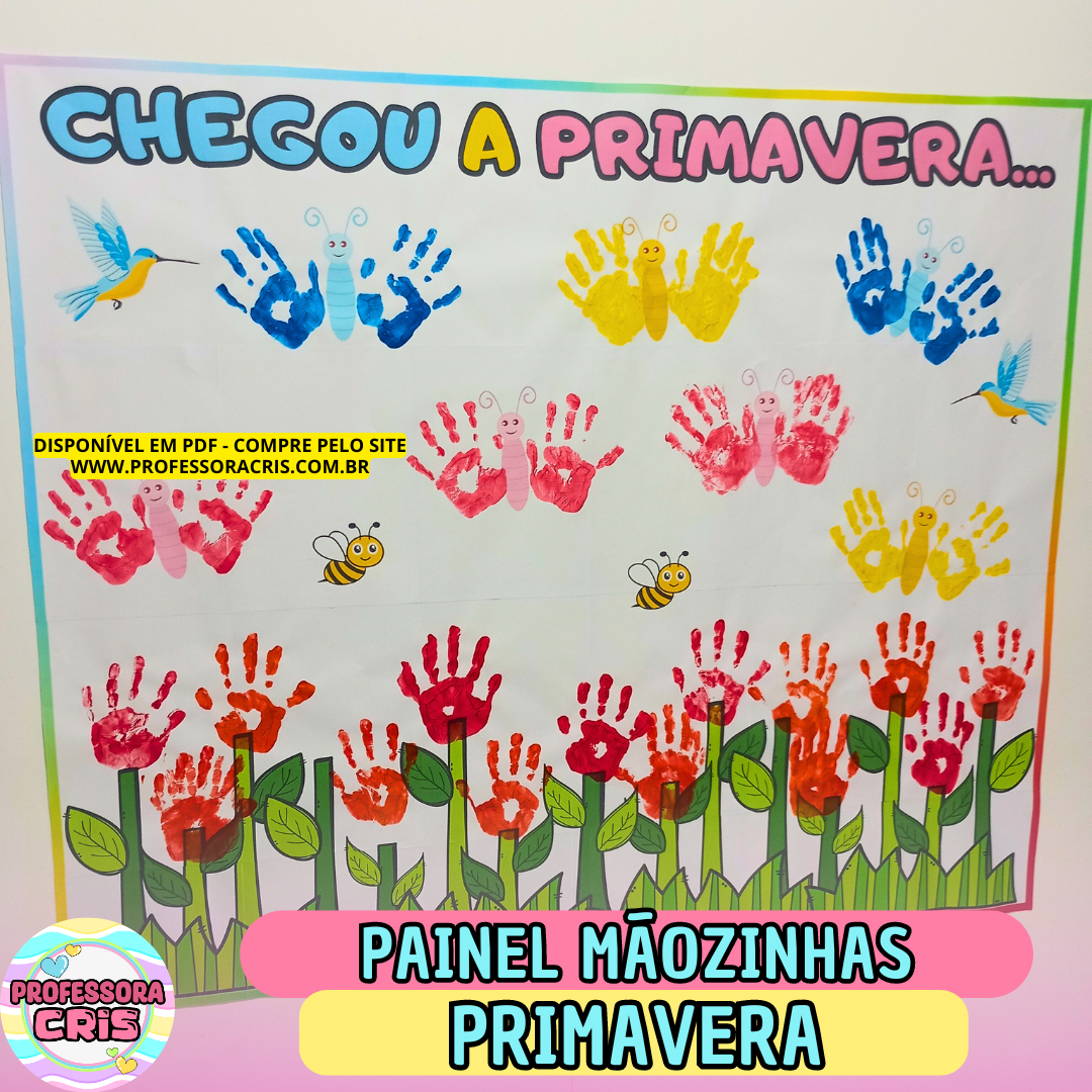 Painel Mãozinhas – Primavera