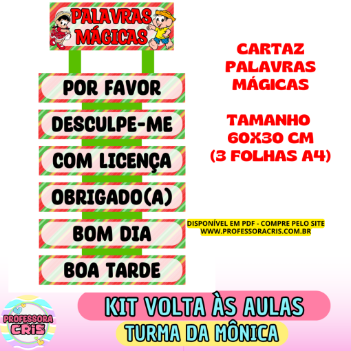 Cartazes para sala de aula - Turma da Mônica - Image 2