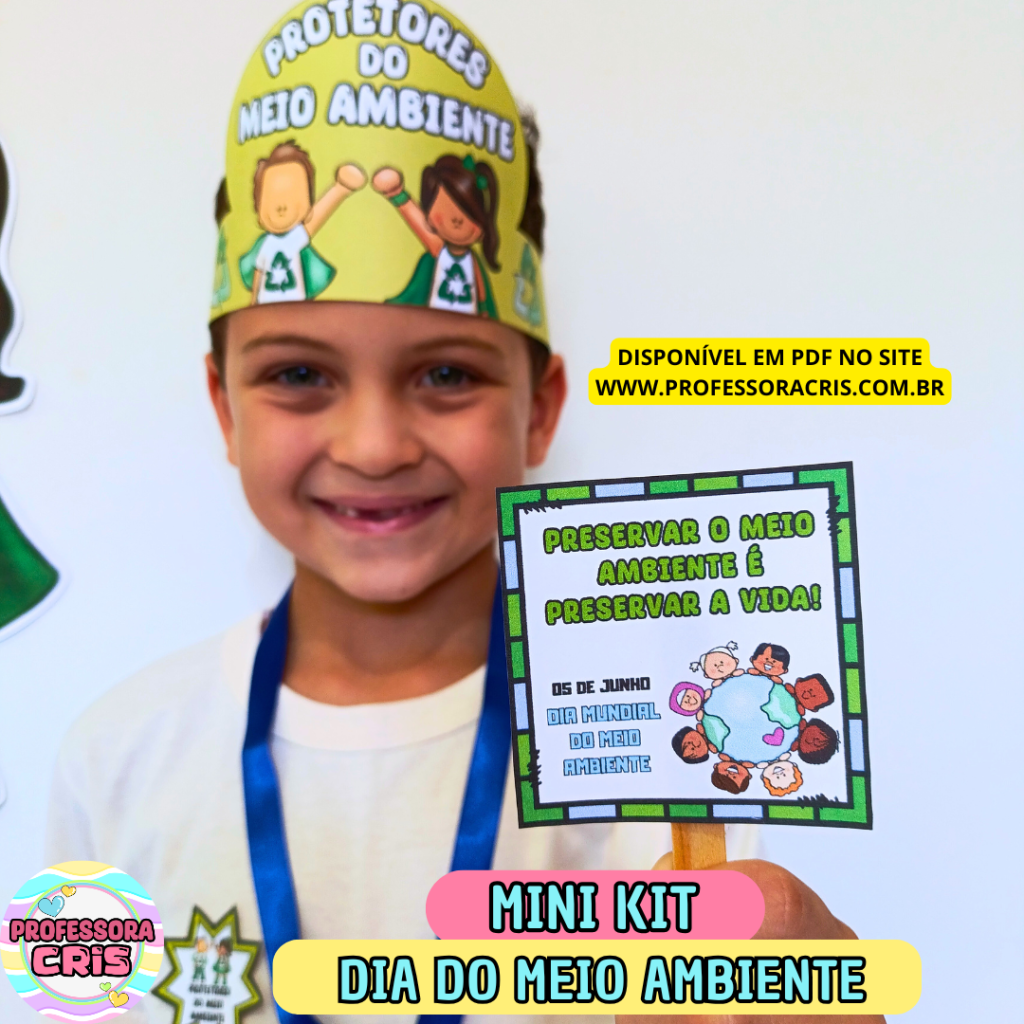 Mini kit Dia do Meio Ambiente – Professora Cris – Ensinando com carinho