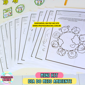 Mini kit Dia do Meio Ambiente – Professora Cris – Ensinando com carinho