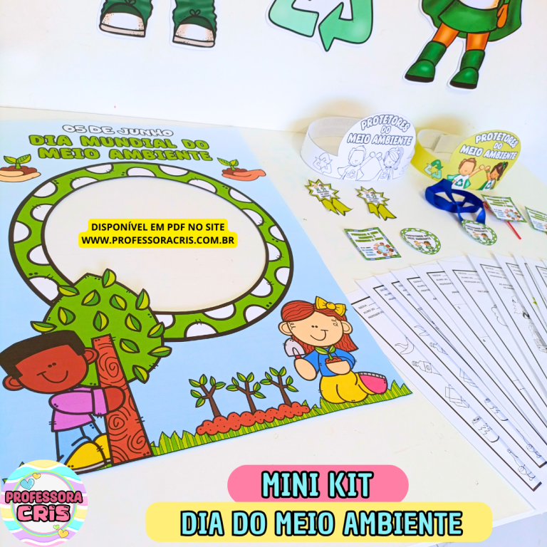 Mini kit Dia do Meio Ambiente – Professora Cris – Ensinando com carinho