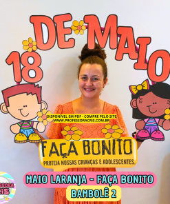 MAIO LARANJA - FAÇA BONITO - Bambolê 2