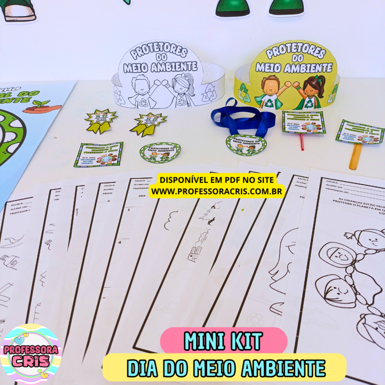 Mini kit Dia do Meio Ambiente – Professora Cris – Ensinando com carinho