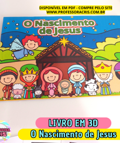 Livro 3D - O nascimento de Jesus - Natal