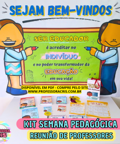 KIT Semana Pedagógica VOLTA ÀS AULAS