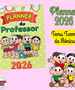 Planner 2026 - Turma da Mônica