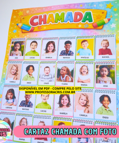 Cartaz CHAMADA com fotos (editável)