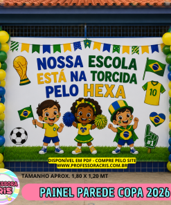 Painel parede Copa 2026