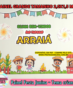 PDF Painel 5 Festa Junina com crianças