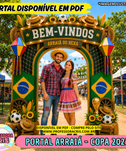 Portal de entrada Arraiá - Copa 2026