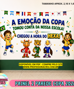 Painel 2 Parede - Copa 2026