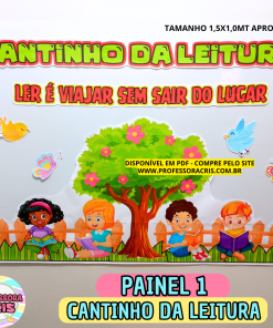 Painel Cantinho da Leitura em PDF