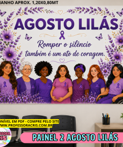 Painel 2 AGOSTO LILÁS