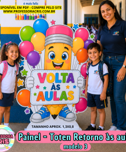 Painel - Totem Volta às aulas M.3