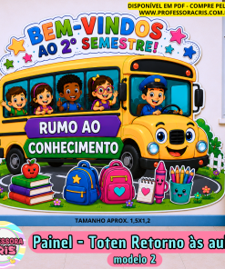 Painel - Totem Volta às aulas M.2