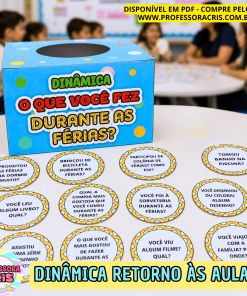 Dinâmica Retorno às Aulas