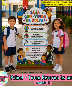 Painel - Totem Volta às aulas M.1