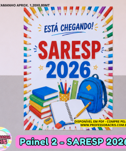 Painel SARESP Está Chegando para preparação dos alunos