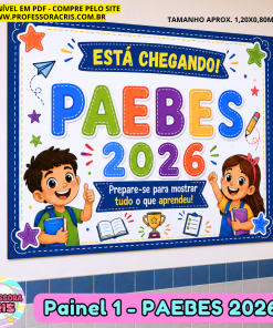Painel PAEBES Está Chegando para preparação dos alunos