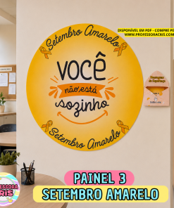 Painel 3 Setembro Amarelo
