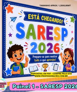 Painel SARESP Está Chegando para preparação dos alunos