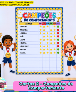 Cartaz 2 Campeões do Comportamento