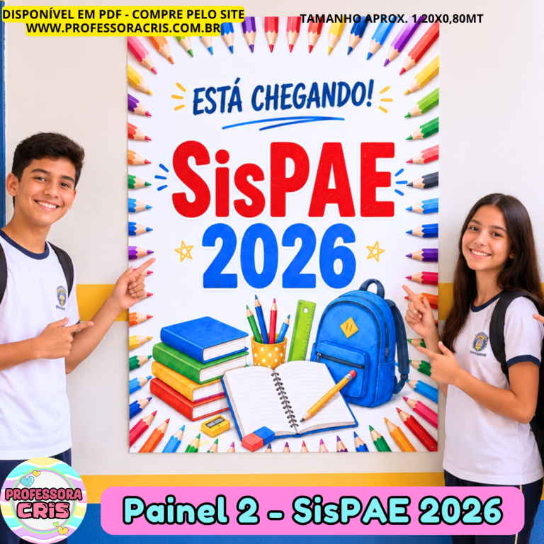 Painel SISPAE para avaliação SISPAE 2026 aplicado na escola