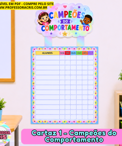 Cartaz 1 Campeões do Comportamento