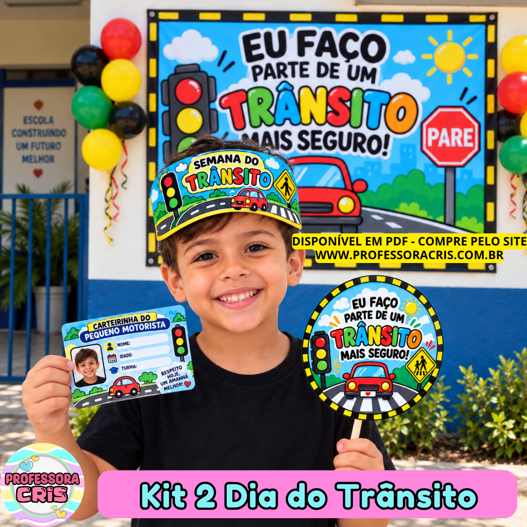 Kit 2 Dia do Trânsito